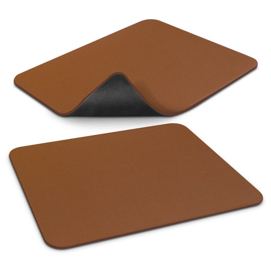 PU Leather Mouse Pads Brown